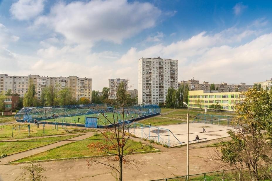 Квартира По Адресу Приозерная 8 Б Оболонь Kiev Buitenkant foto